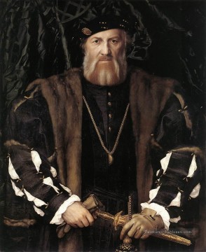 Portrait de Charles de Solier Seigneur de Morette Renaissance Hans Holbein le Jeune Peinture à l'huile